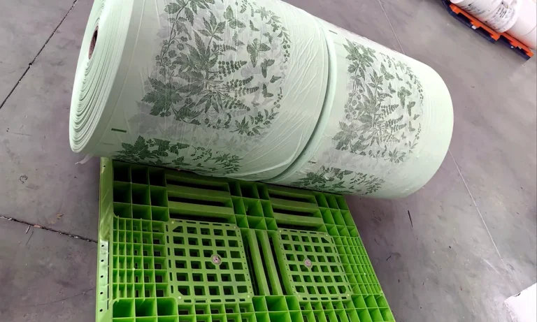 OKISS printed green bag film roll
